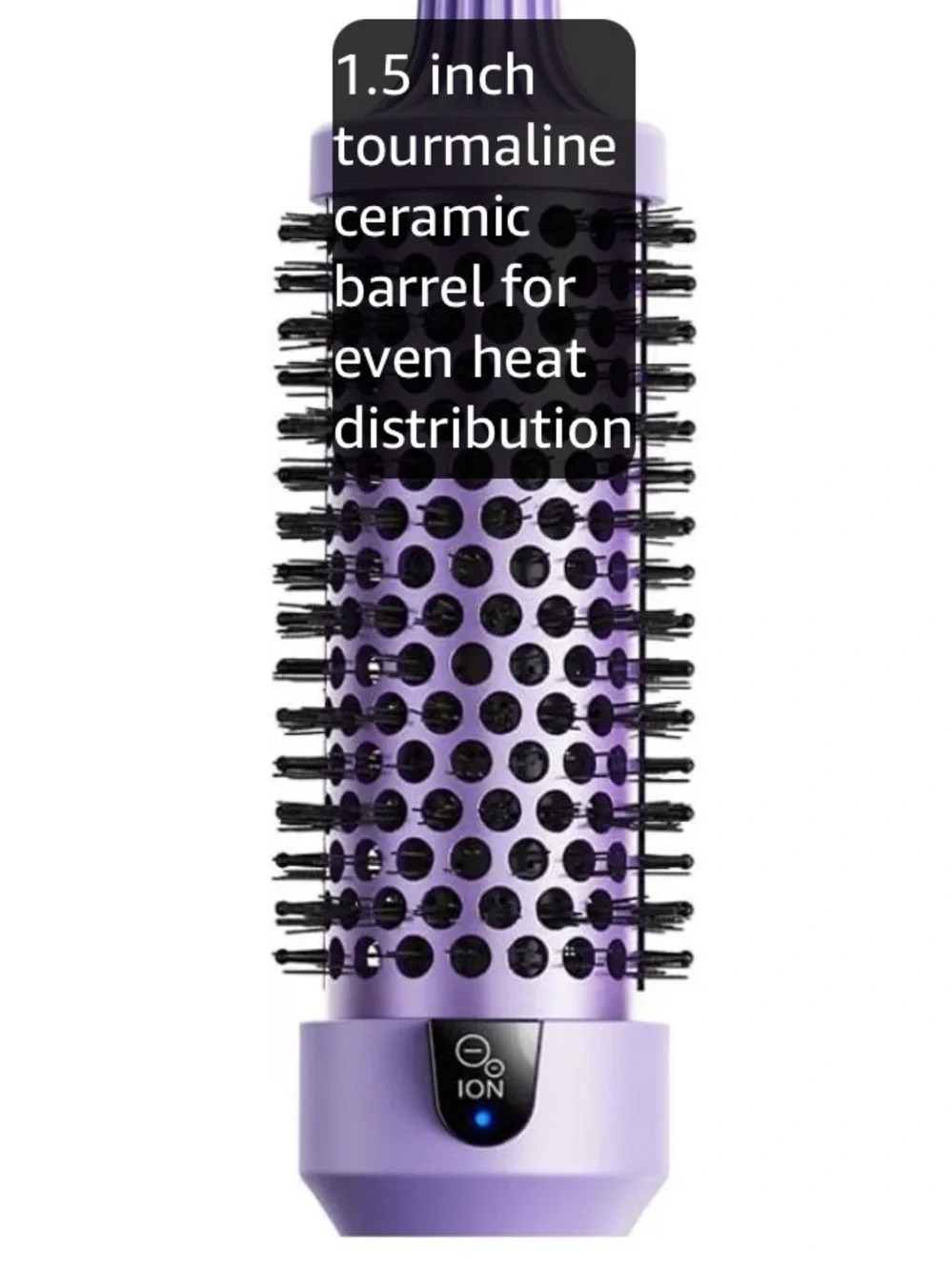 Wavytalk Lavender Ionic Hot Air Round Brush with Clips. NEW!